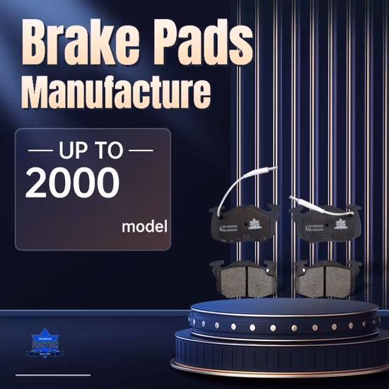 Piezas del chasis Pastillas de freno para Toyota Corolla Beeman A634K /D2183